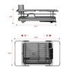 Sakugi Dish Drying Rack in Sink- Expandable Dish Rack Used