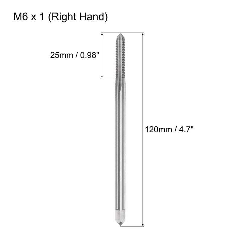 QUARKZMAN Metric Tap M6 x 1 H2 120 mm Extra