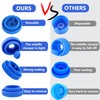 VARACL 5 Gallon Water Jug Cap - Reusable Silicone Non-Spill
