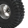 4PCS 1.9in Wheel Tires with 10 Holes Hub Uneven Gravel