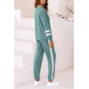 PRETTYGARDEN Women's 2025 Fall Two Piece Outfit Long Sleeve Crewneck