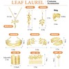 PATISORNA Greek Goddess Costume Accessories for Women Gold Laurel Leaf