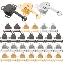 TEHAUX 30 Juegos De Ganchos Y Barras Para Pantalones, Sujetadores De Ganchos De Costura, Ganchos De FijacióN De Metal Para Pantalones Y Faldas, 3 Colores, Para Diy Y Proyectos De Costura