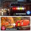 PHIXBEAR Super Reflection Reflective Stickers Magnet for Car, 10 Pcs