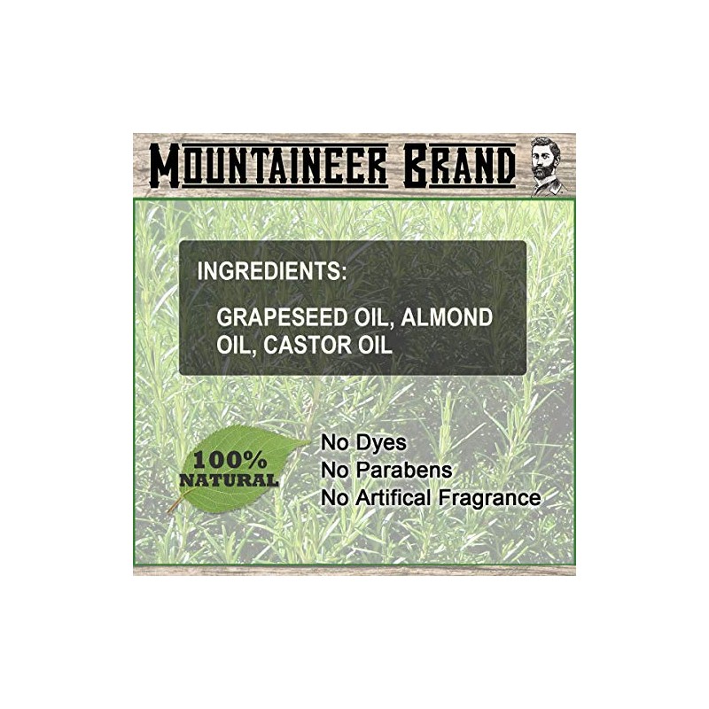 Beard Oil by Mountaineer Brand (2oz) | Barefoot (Unscented) |