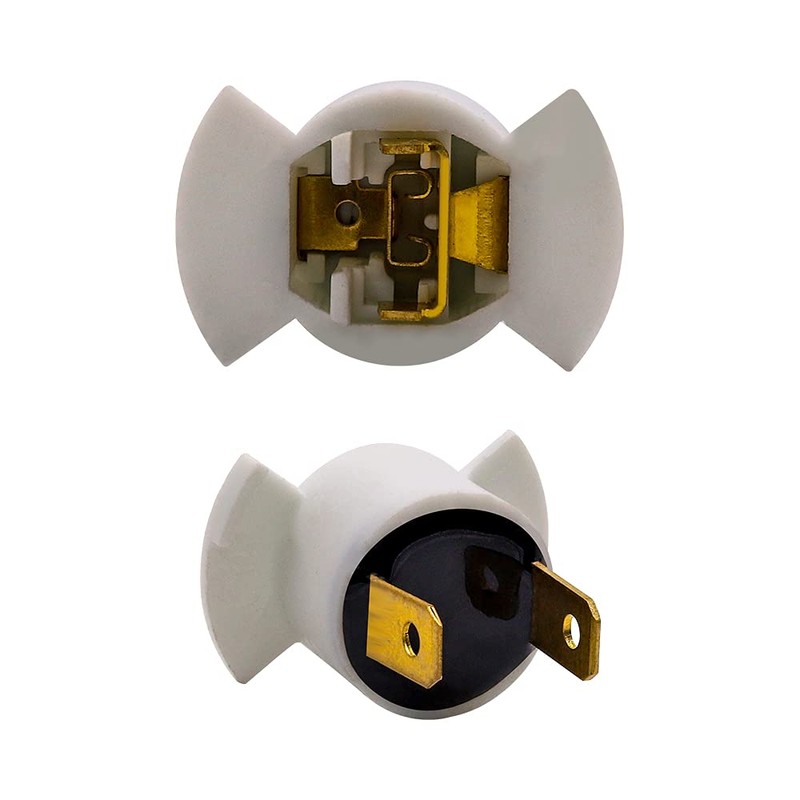 Biqing 2PCS H1 Halogen Headlight Socket Holder,H1 Headlight Bulb Socket