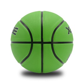 XEDGE Basketball 29.5” Size 7 Indoor Outdoor Rubber Basketball Set (Neon Green, Size 7(29.5"))