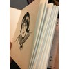 25 cm Blank Book Lapiz like blue stone grimoire leather