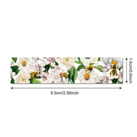 JOINFANXIN 12 Rolls Flower Bee Washi Tape Set, Little Daisy Bee Decorative Tape, Holiday Decorative Tape for Scrapbooking Supplies, DIY Crafts