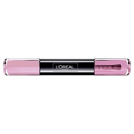 L'OrÃ©al Paris Infaillible Nagellack Rosa / 2 in 1 Top Coat und Unterlack in sanftem Bonbon Pink / 005 Irresistable Bonbon / 1 x 10 ml