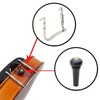 15Pcs Violin Accessory Tailpiece Chin Rest Tuning Peg Fine Tuner