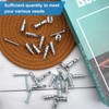 Pack of 60 Plasterboard Dowels Metal, Drywall Dowels, Plasterboard Dowels,