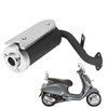 Scooter Exhaust Pipe Metal Alloy Replacement for 43cc 49cc Quad
