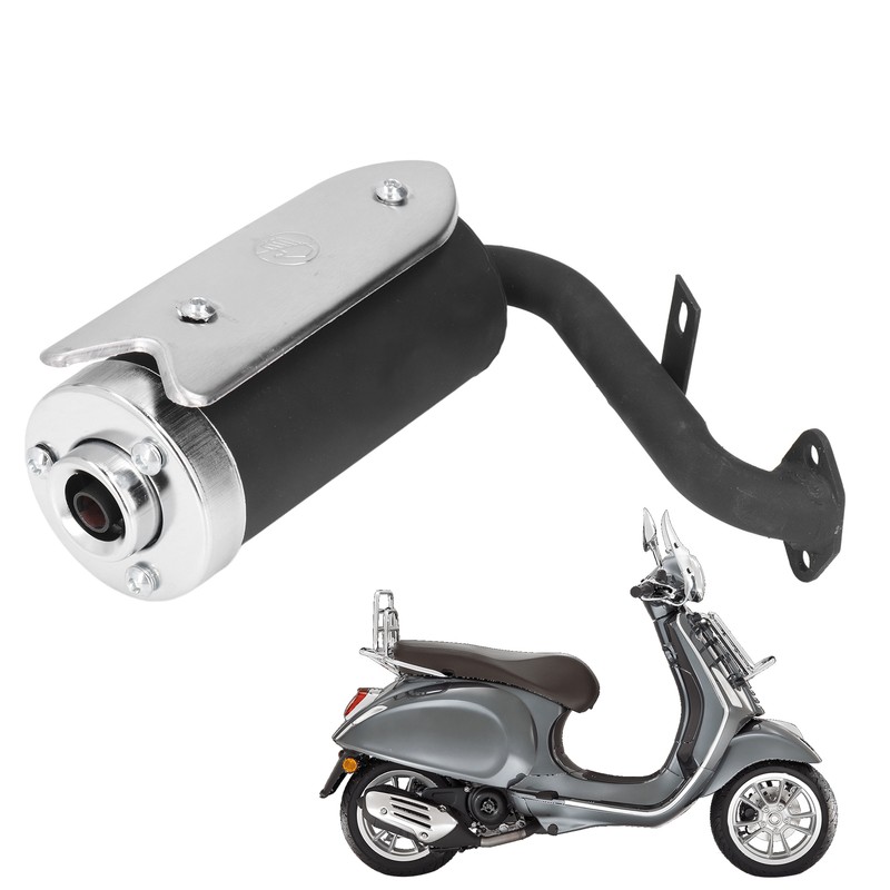 Scooter Exhaust Pipe Metal Alloy Replacement for 43cc 49cc Quad