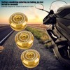 3 Pcs Motorcycle Air Cleaner Bolt Decorative Cover for Yamaha