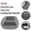 NLQR Cloth Gray Front Driver Side Bottom Replacement Seat Covers