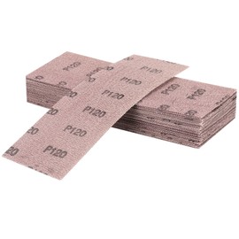 Sruhrak Mesh Sanding Strips 80 x 230 mm, Pack of 25 Professional Sanding Sheets with P120 Grit for Hand Sanding, Orbital Sander and Hand Sanding Block