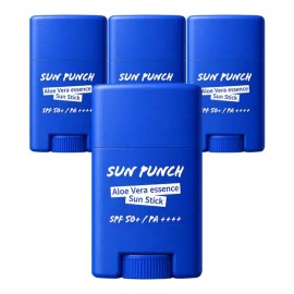 man with flowers 꽃을든남자 선펀치 알로에베라 선스틱 15gx4개 자외선차단 SPF50 순한 저자극 썬블록