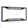 Fastasticdeals Metal Insert License Plate Frame Swedish Flag Weatherproof Car