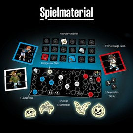 Die DREI ??? Kids Gespensterjagd von KOSMOS 683764, kooperatives Memo Spiel mit Die DREI Fragezeichen Kids, Brettspiel für 2-4 Kinder ab 6 Jahre