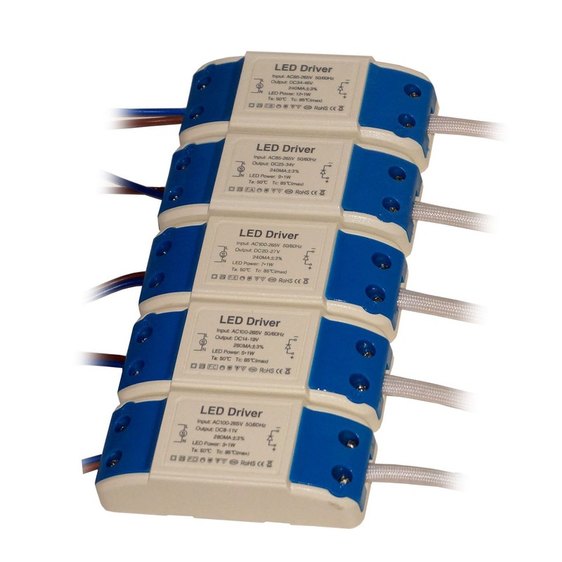 LEDSOne 5w LED DC Transformer Driver for MR16 MR11 G4