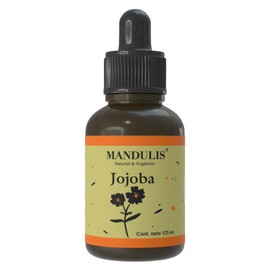 Aceite de Jojoba Orgánico 100 Puro  Prensado en Frío  125 ml  Hidratante Facial y Corporal, Desmaquillante Natural, Controla el Sebo, Ideal para Piel