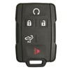 Keyless2Go Replacement for 5 Button Replacement Remote 433 Mhz for