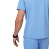 FIGS Leon Three-Pocket Scrub Top for Men - Ceil Blue,