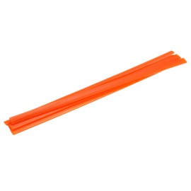 MECCANIXITY 5 Pcs Orange Plastic Welding Rods 9.5mm x 250mm HDPE Flat Ribbon Plastic Welding Strip for Repairing Water Tanks Forklift Pallets Trash Cans Transfer Troughs(0.4inch x 10inch)