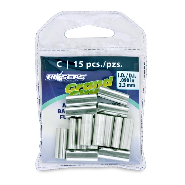 HI-SEAS Grand Slam Aluminum Sleeves, 2.3 mm Insnide Diameter, use