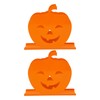 2pcs Cute Pumpkin Napkin Holder Durable Iron Paper Napkin Holder