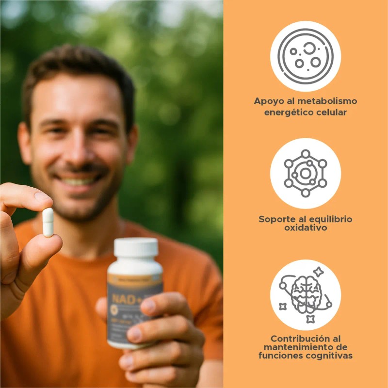 HEALTHADDICTION - NAD+ 300 mg – Suplemento Alimenticio con Resveratrol