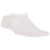 6 Pairs mens Plain White Trainer Socks 6-11