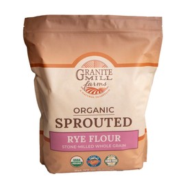 Granite Mill Farms Stone Ground Sprouted Organic Rye Flour, 5 lb