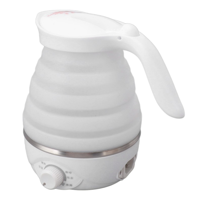 Travel Folding Electric Kettle Portable Silicone Foldable Collapsible Mini Household