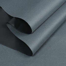 1800D Waterproof Canvas Cordura Fabric 108" L×60" W Heavy Duty Marine Awning Fabric with PVC Backing Anti-UV Reduce Glare Material for Outdoor Indoor Sunbrella Tent Boat Cushion 60" Wide, Grey