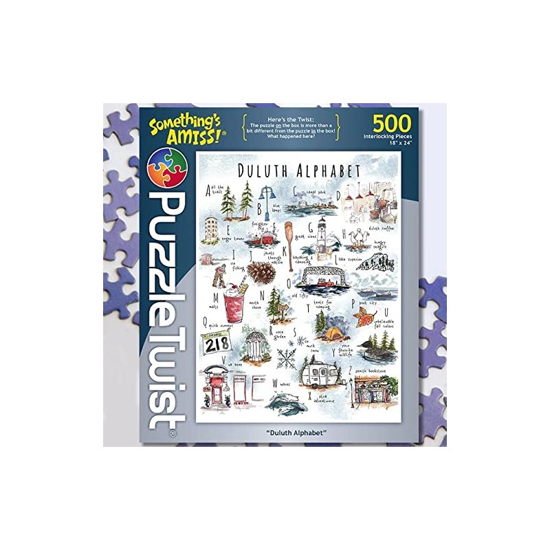 PuzzleTwist Jigsaw Puzzle | Duluth Alphabet | Something's Amiss! Series