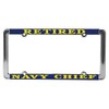 Honor Country US Navy Chief Retired License Plate Frame