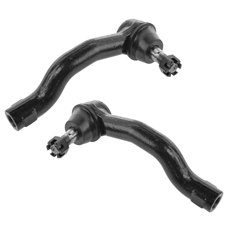 TRQ Front Outer Tie Rod Set Compatible with 2005-2019 Nissan