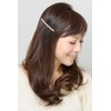 Vingtaine H-526 Classic Small Pearl Thin Line Barrette Simple Hair