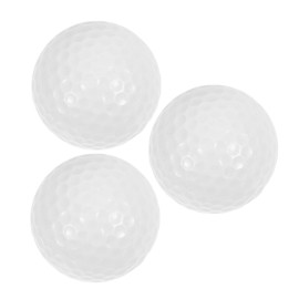 Mikinona 3Pcs Soft Golf Balls for Men and Women Durable Two Layer Practice Balls for Training Backyard and Driving Range Use All Weather Resistant