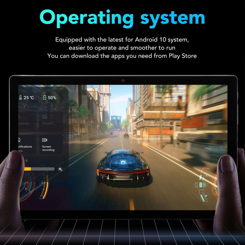 10.1in Tablet PC 6GB RAM 128GB ROM 5G WIFI Octa