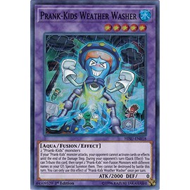 Yu-Gi-Oh! Singles - Prank-Kids Weather Washer - HISU-EN018 - Super Rare - 1st Edition - Hidden Summoners
