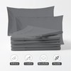 J.Din 100% Egyptian Cotton Charcoal Grey 4 Pack Pillow Cases