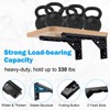 18inch Floating Shelf Bracket,Garage Heavy Duty Folding Shelf Brackets,Wall Mounted