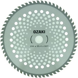 GreenStar 3488 Adaptable for Brushcutter Blade 60 Teeth Carbide Tip 255 x 25.4 mm