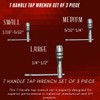 BlueFox 3-Piece T-Handle Tap Wrench Set – Precision Tap Holders