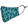 styleBREAKER Unisex Fabric Mask with Camouflage Camouflage Pattern, Double Layer,