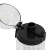 Fruit Infuser Water Bottle Anti Slip Grip Flip Top Lid
