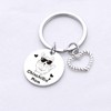 ZQEOU Chinchilla Lover Keychain Chinchilla Gift Chinchilla Mom Keychain Chinchilla